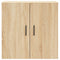 vidaXL Wall Cabinet Sonoma Oak 60x31x60 cm Engineered Wood