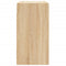 vidaXL Wall Cabinet Sonoma Oak 60x31x60 cm Engineered Wood