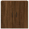 vidaXL Wall Cabinet Brown Oak 60x31x60 cm Engineered Wood