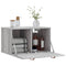 vidaXL Wall Cabinet Grey Sonoma 60x36.5x35 cm Engineered Wood