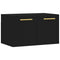 vidaXL Wall Cabinet Black 60x36.5x35 cm Engineered Wood