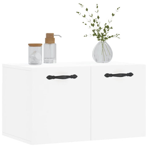 vidaXL Wall Cabinet White 60x36.5x35 cm Engineered Wood