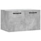 vidaXL Wall Cabinet Concrete Grey 60x36.5x35 cm Engineered Wood