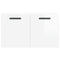 vidaXL Wall Cabinet High Gloss White 60x36.5x35 cm Engineered Wood