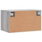 vidaXL Wall Cabinet Grey Sonoma 60x36.5x35 cm Engineered Wood