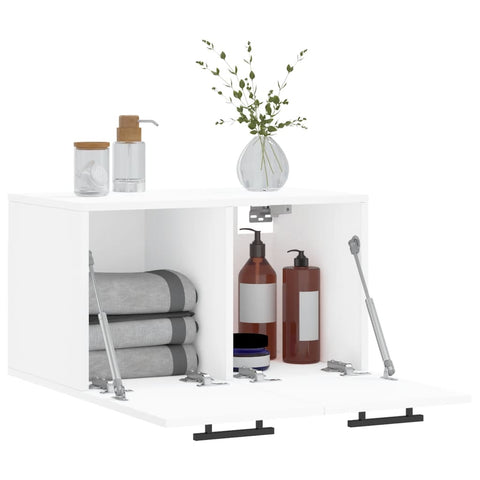 vidaXL Wall Cabinet White 60x36.5x35 cm Engineered Wood