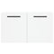 vidaXL Wall Cabinet White 60x36.5x35 cm Engineered Wood