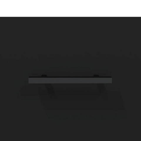 vidaXL Wall Cabinet Black 60x36.5x35 cm Engineered Wood