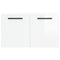 vidaXL Wall Cabinet High Gloss White 60x36.5x35 cm Engineered Wood
