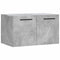 vidaXL Wall Cabinet Concrete Grey 60x36.5x35 cm Engineered Wood