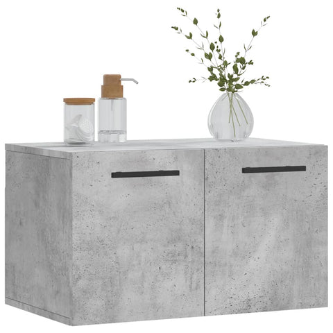 vidaXL Wall Cabinet Concrete Grey 60x36.5x35 cm Engineered Wood