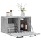 vidaXL Wall Cabinet Concrete Grey 60x36.5x35 cm Engineered Wood