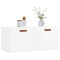 vidaXL Wall Cabinet High Gloss White 80x36.5x35 cm Engineered Wood