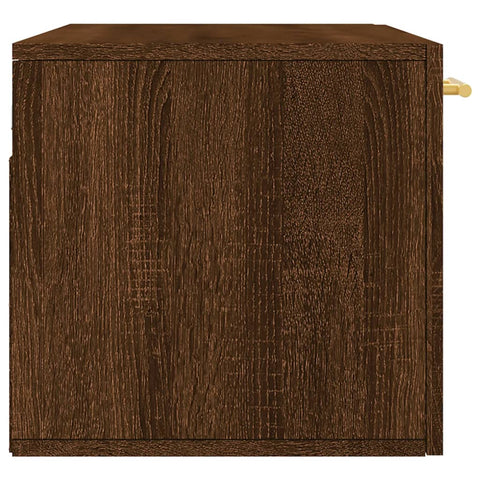 vidaXL Wall Cabinet Brown Oak 80x36.5x35 cm Engineered Wood
