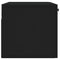 vidaXL Wall Cabinet Black 80x36.5x35 cm Engineered Wood