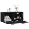 vidaXL Wall Cabinet Black 80x36.5x35 cm Engineered Wood