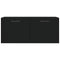 vidaXL Wall Cabinet Black 80x36.5x35 cm Engineered Wood