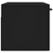 vidaXL Wall Cabinet Black 80x36.5x35 cm Engineered Wood