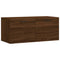 vidaXL Wall Cabinet Brown Oak 80x36.5x35 cm Engineered Wood