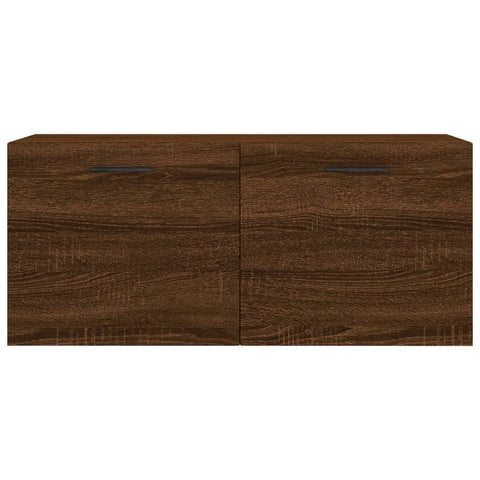 vidaXL Wall Cabinet Brown Oak 80x36.5x35 cm Engineered Wood