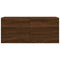 vidaXL Wall Cabinet Brown Oak 80x36.5x35 cm Engineered Wood