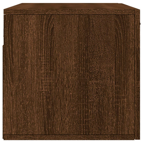 vidaXL Wall Cabinet Brown Oak 80x36.5x35 cm Engineered Wood