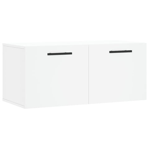 vidaXL Wall Cabinet White 80x36.5x35 cm Engineered Wood