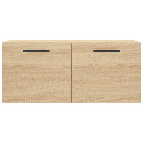 vidaXL Wall Cabinet Sonoma Oak 80x36.5x35 cm Engineered Wood
