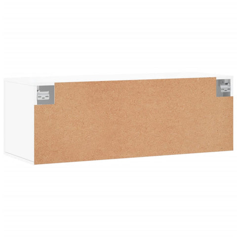 vidaXL Wall Cabinet White 100x36.5x35 cm Engineered Wood