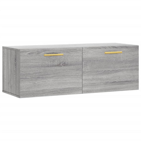 vidaXL Wall Cabinet Grey Sonoma 100x36.5x35 cm Engineered Wood