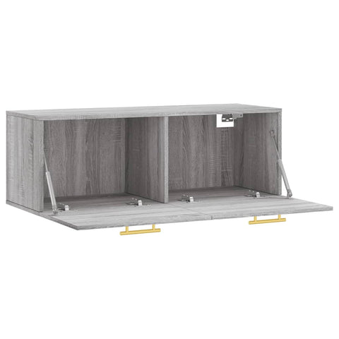 vidaXL Wall Cabinet Grey Sonoma 100x36.5x35 cm Engineered Wood