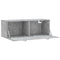 vidaXL Wall Cabinet Concrete Grey 100x36.5x35 cm Engineered Wood