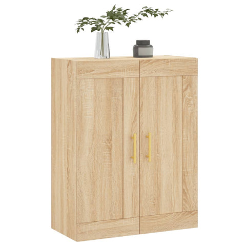 vidaXL Wall Mounted Cabinet Sonoma Oak 69.5x34x90 cm Engineered Wood