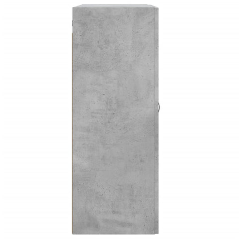 vidaXL Wall Mounted Cabinet Concrete Grey 69.5x34x90 cm Engineered Wood