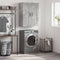 vidaXL Wall Mounted Cabinet Concrete Grey 69.5x34x90 cm Engineered Wood