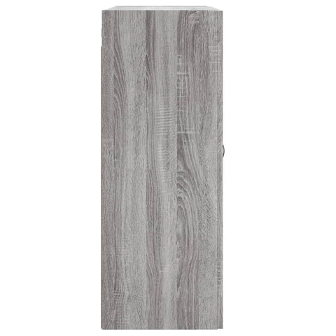 vidaXL Wall Mounted Cabinet Grey Sonoma 69.5x34x90 cm Engineered Wood