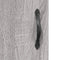 vidaXL Wall Mounted Cabinet Grey Sonoma 69.5x34x90 cm Engineered Wood