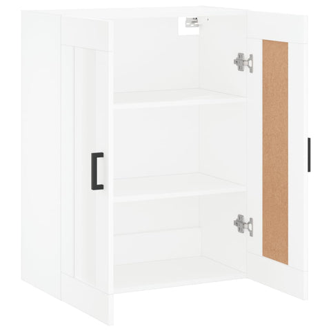 vidaXL Wall Mounted Cabinet White 69.5x34x90 cm Engineered Wood