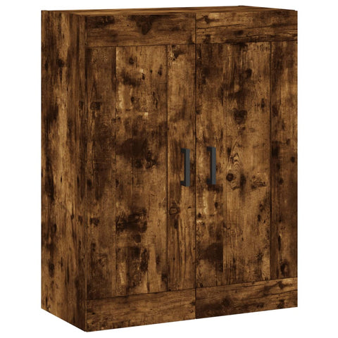 vidaXL Wall Mounted Cabinet Smoked Oak 69.5x34x90 cm Engineered Wood
