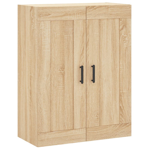 vidaXL Wall Mounted Cabinet Sonoma Oak 69.5x34x90 cm Engineered Wood