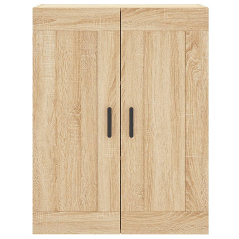 vidaXL Wall Mounted Cabinet Sonoma Oak 69.5x34x90 cm Engineered Wood
