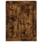 vidaXL Wall Mounted Cabinet Smoked Oak 69.5x34x90 cm Engineered Wood