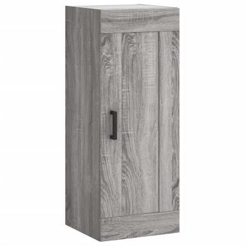 vidaXL Wall Mounted Cabinet Grey Sonoma 34.5x34x90 cm Engineered Wood