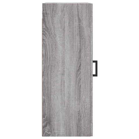 vidaXL Wall Mounted Cabinet Grey Sonoma 34.5x34x90 cm Engineered Wood