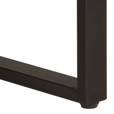 vidaXL Coffee Table 100x54x40 cm Solid Wood Mango and Iron