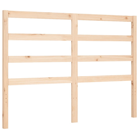 vidaXL Bed Frame without Mattress Double Solid Wood Pine
