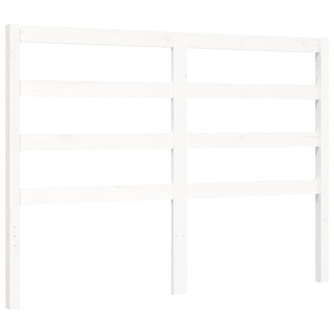 vidaXL Bed Frame without Mattress White 140x190 cm Solid Wood Pine