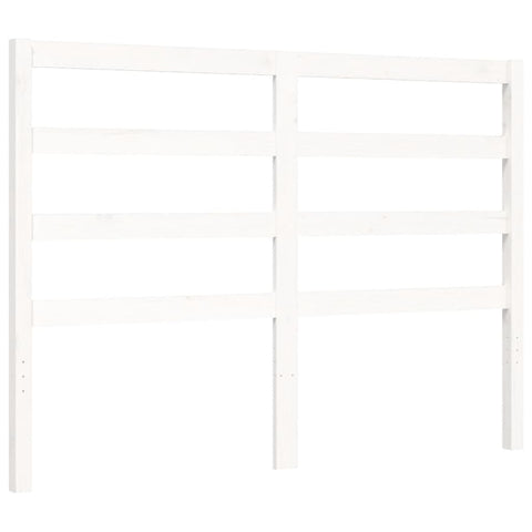 vidaXL Bed Frame without Mattress White 120x200 cm Solid Wood Pine