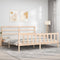 vidaXL Bed Frame without Mattress 200x200 cm Solid Wood Pine