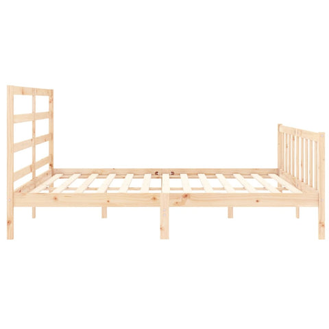 vidaXL Bed Frame without Mattress 200x200 cm Solid Wood Pine